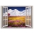 Obraz na płótnie Okno -ośnieżone góry, 1-częściowy 120x80